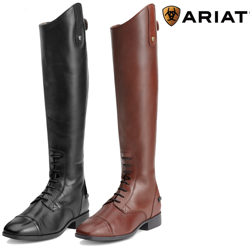 Ariat challenge contour square online toe field zip riding boot