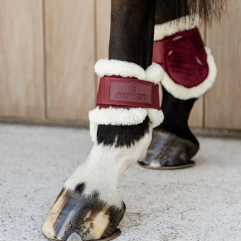 Kentucky Vegan Sheepskin Young Horse Fetlock Boots Velvet