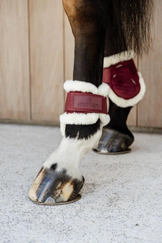 Kentucky Vegan Sheepskin Young Horse Fetlock Boots Velvet