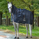 EQUILINE Corby Full Neck Blanket, Rain Riding Blanket – Navy