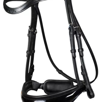 Dyon Crank noseband with flash - lakk