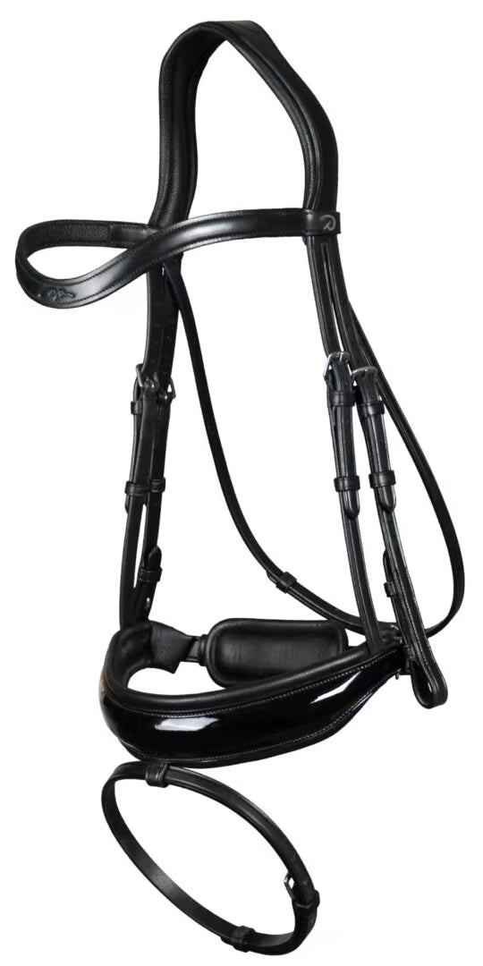 Dyon Crank noseband with flash - lakk