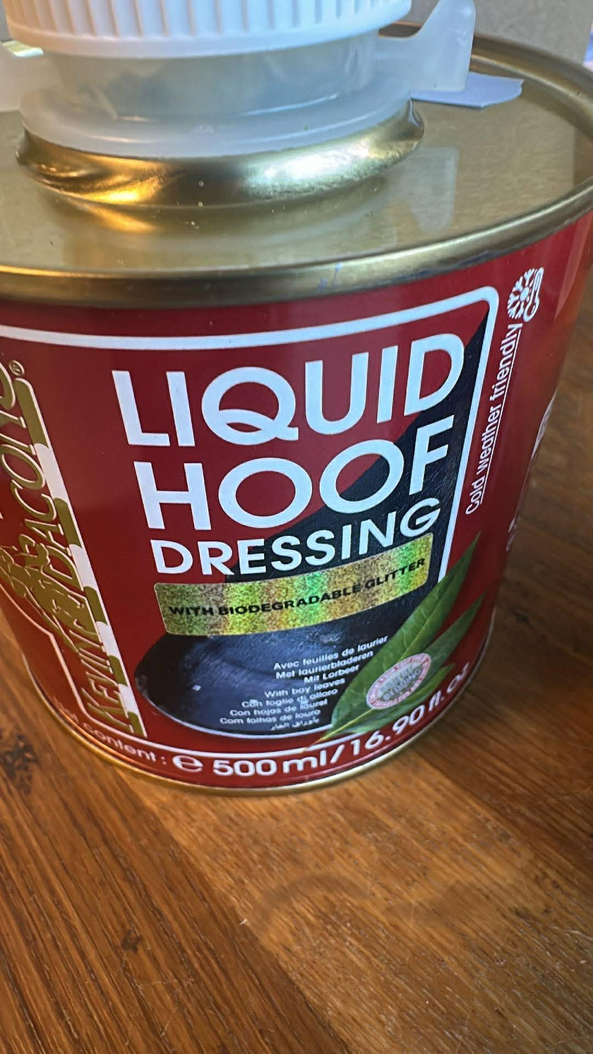 Kevin Bacon Liquid hoof dressing m/gull glitter