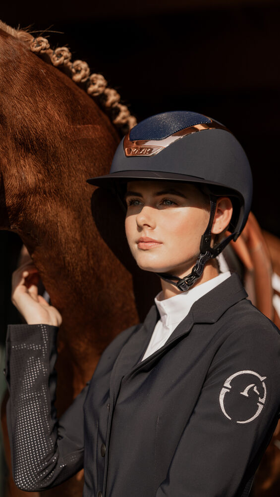 KASK Star Lady Chrome Ridehjelm Navy Every Rose