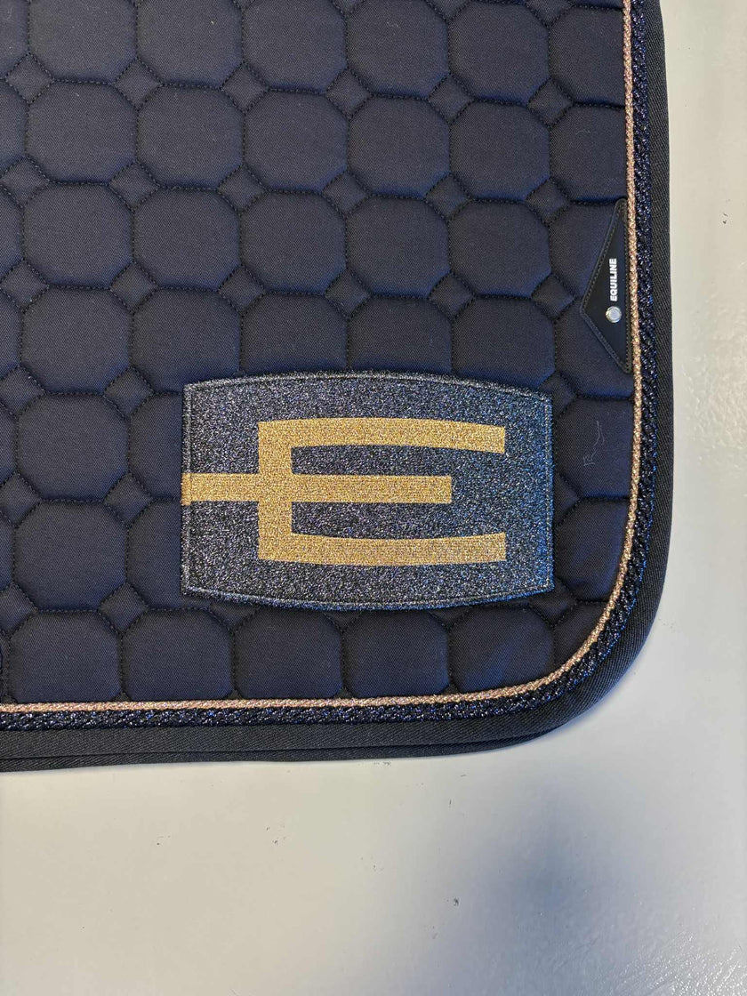 Equiline sjabrak m/ glitter og dobbel piping