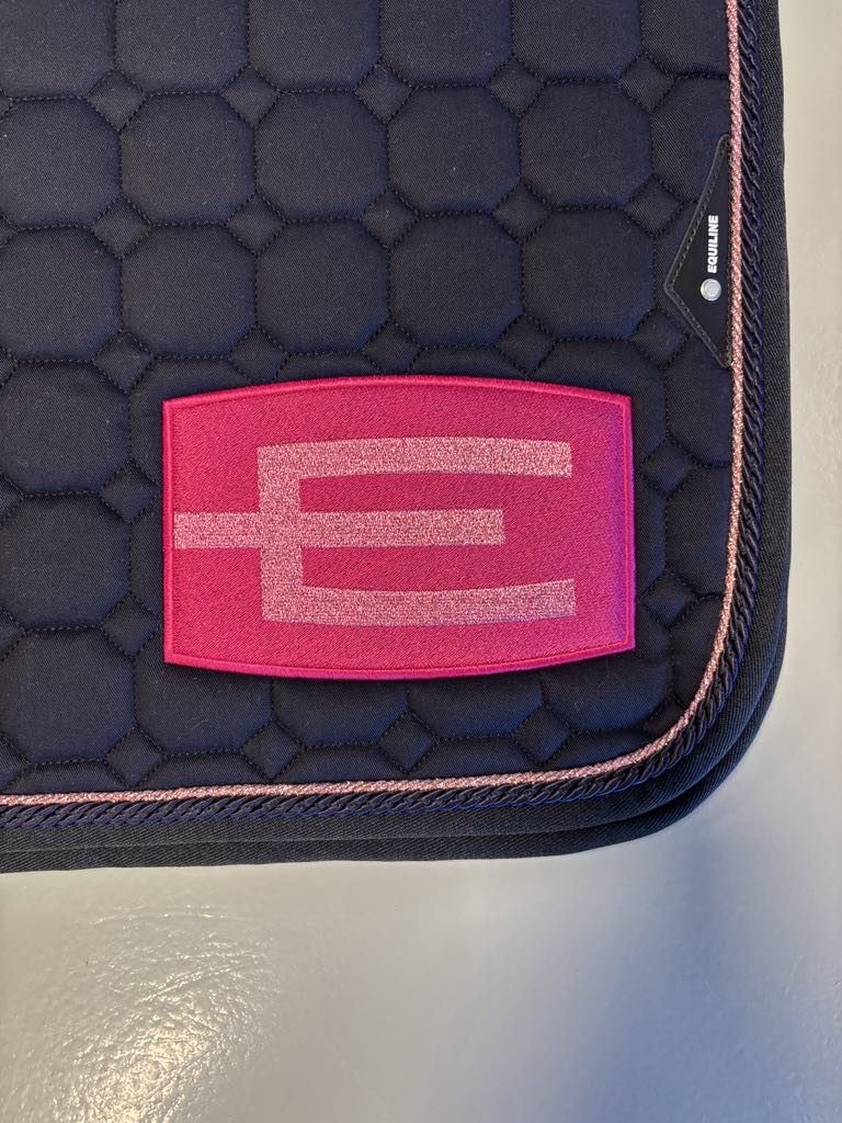 Equiline sjabrak m/ glitter og dobbel piping