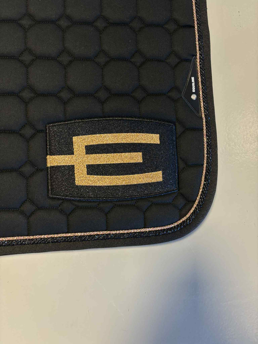 Equiline sjabrak m/ glitter og dobbel piping
