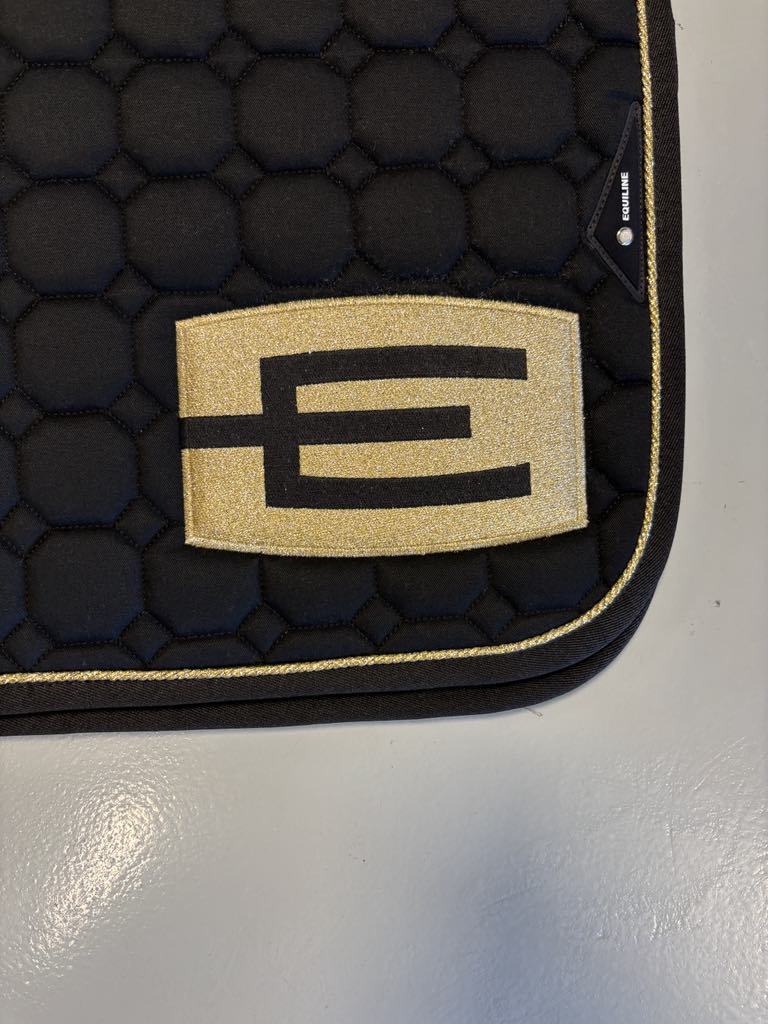 Equiline sjabrak m/glitter og enkel piping