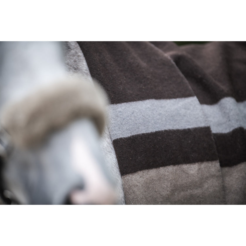 Mattes wool plaid ullteppe