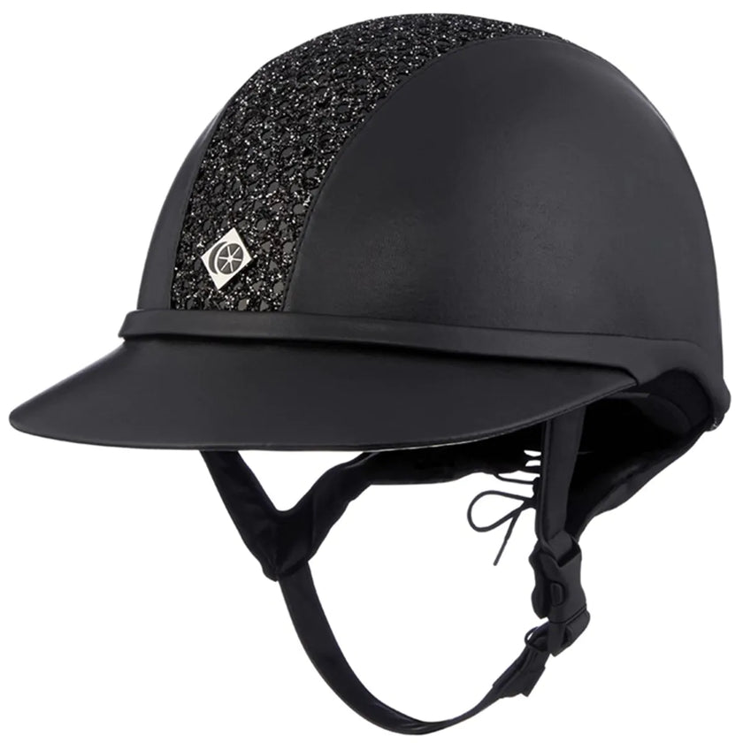 Charles Owen SP8 Sparkly Plus Leatherlook bling