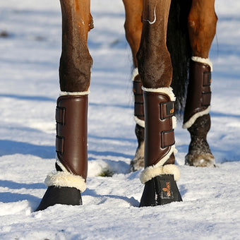 Kentucky Leather Turnout Boots Back