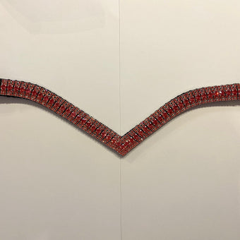 Bling Your Horse V-formet Rhinestone Pink