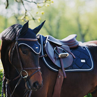 Equestrian Stockholm Midnight Blue ørehette
