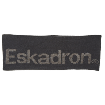 Eskadron strikket pannebånd med logo
