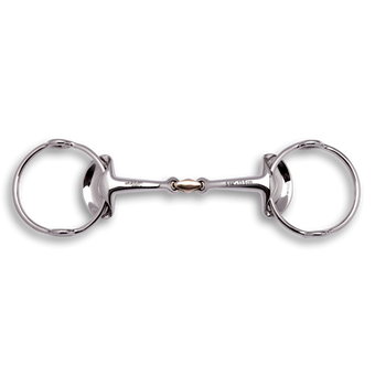 Stübben Steeltec Silver Wings Gag med Kobberledd